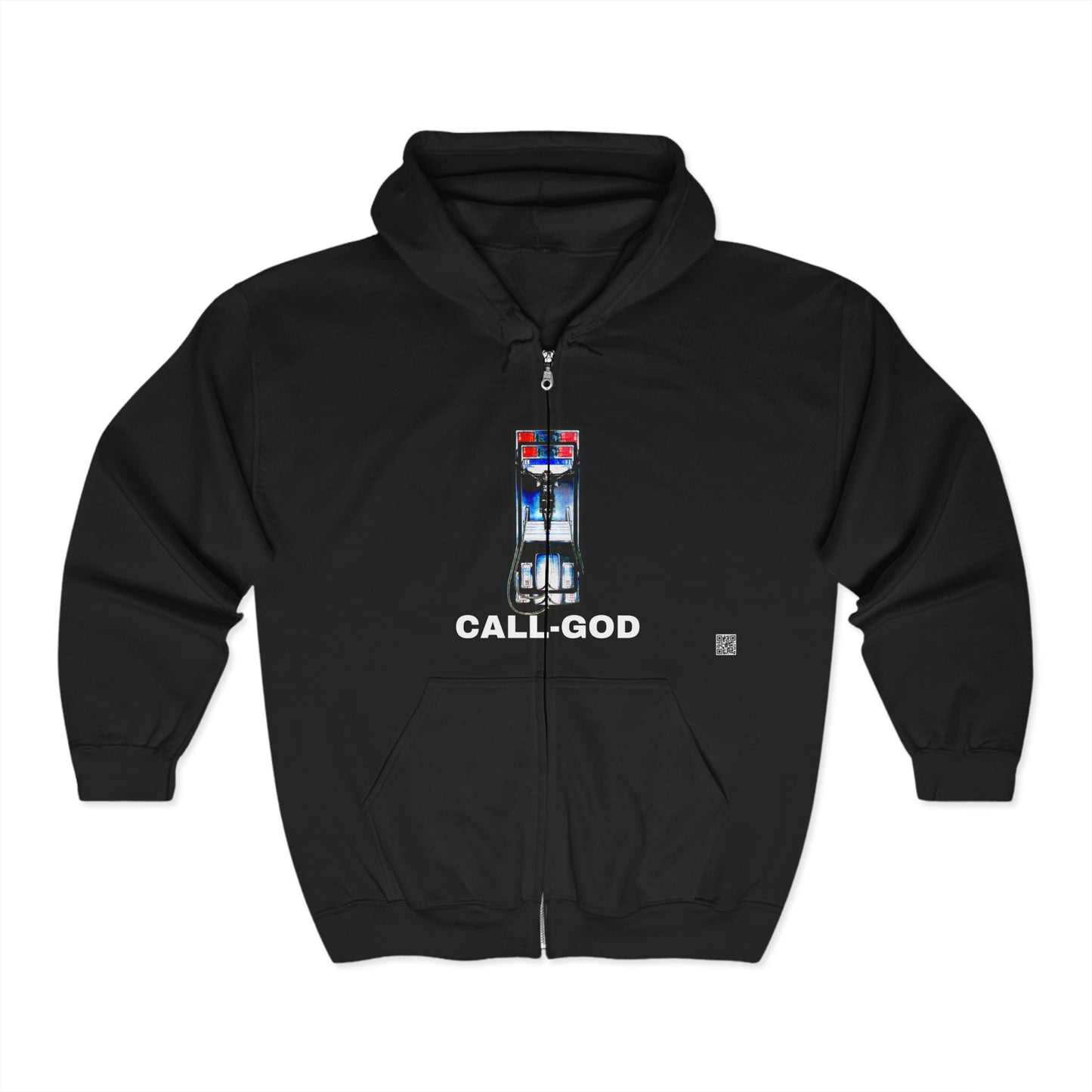 "CALL-GOD" Heavy ZipUp