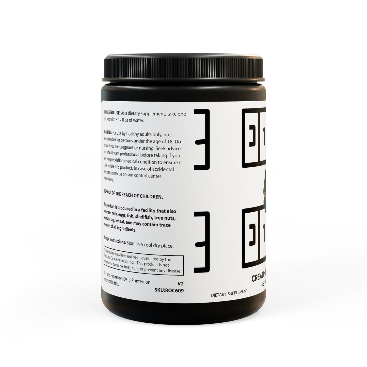 Creatine Monohydrate Supplement (300g, 10.58oz)
